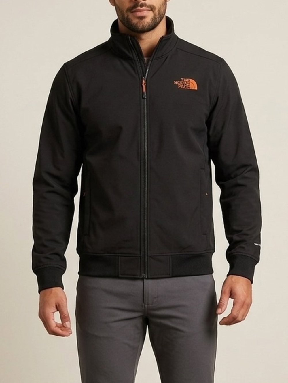 The North Face Black Windbreaker Light Bomber Jacket Size XL